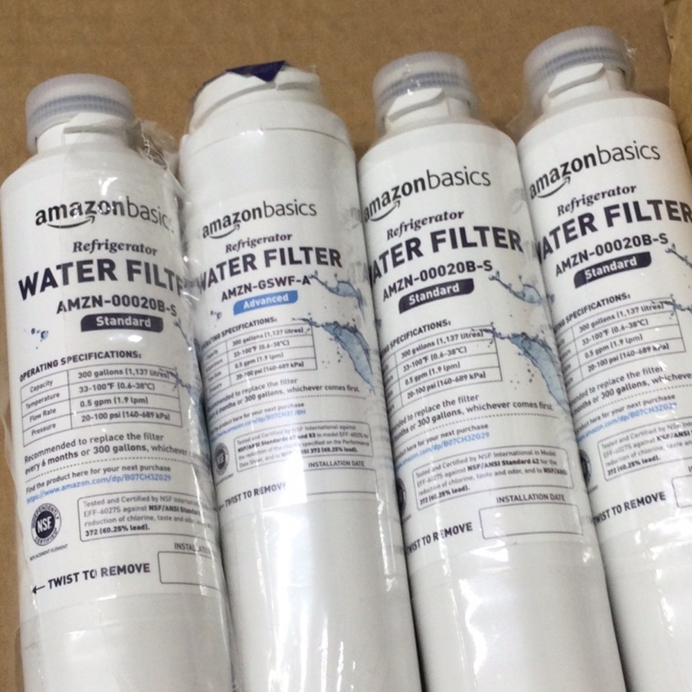 New 3 water Filters